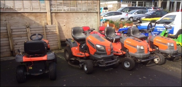 Rideon mowers
